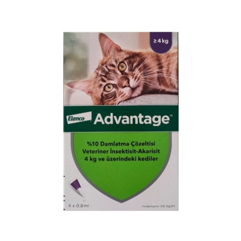 Advantage Kedi Ense Damlası (4-8 Kg) 4 Tüp